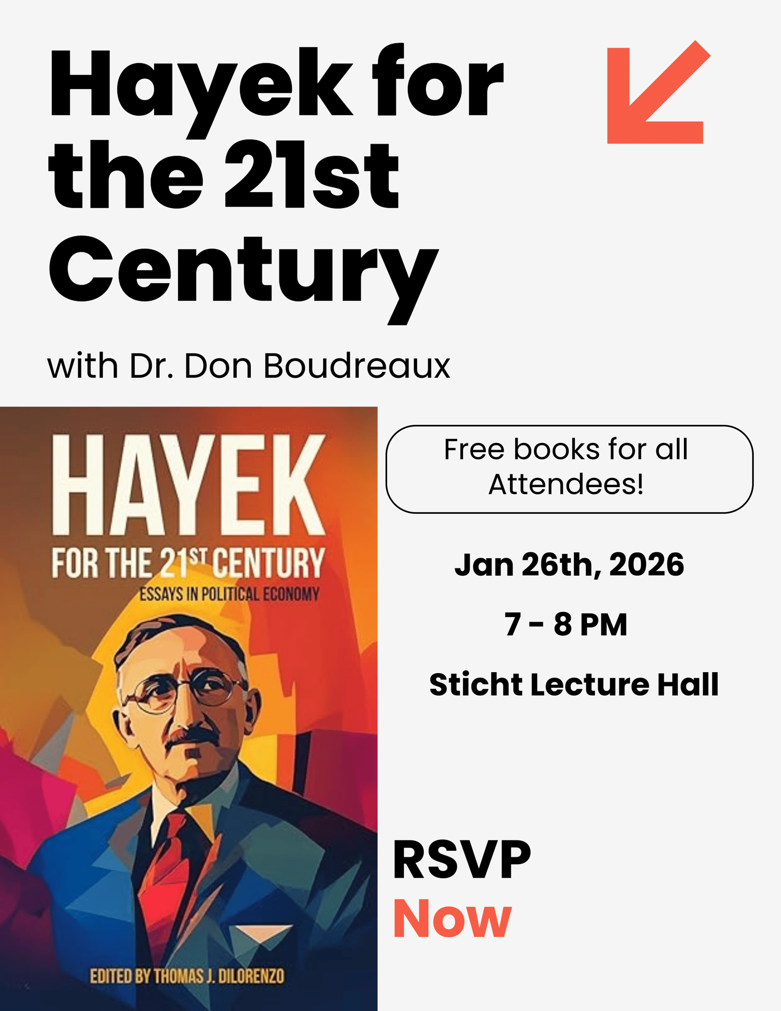 Hayek Lecture Poster
